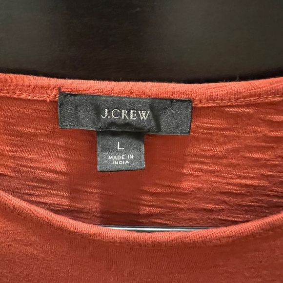 J.Crew eyelet flutter sleeve t-shirt - Picture 3 of 6